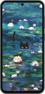 TPU чехол із зображенням водяних лілій та кішок для Samsung Galaxy S23 FE - 6257b-3136 изображение 