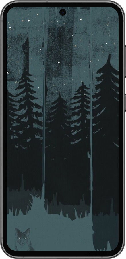 TPU чехол Лисиця та нічний ліс для Samsung Galaxy S23 FE - 6481b-3136 изображение 