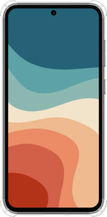 Силикон с усиленными углами чехол В стиле ретро с волнами для Samsung Galaxy S23 FE - 6531sp-3136 изображение 