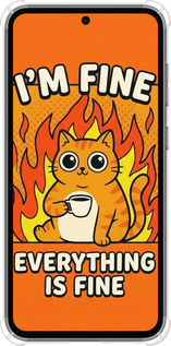 Силіконовий протиударний с посиленими кутами чехол Funny Cat для Samsung Galaxy S23 FE - 6786sp-3136 изображение 