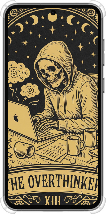 Силикон с усиленными углами чехол The Overthinker для Samsung Galaxy S23 FE - 6774sp-3136 изображение 