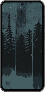 Силіконовий чехол Лисиця та нічний ліс для Samsung Galaxy S23 FE - 6481u-3136 изображение 
