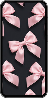 Силіконовий чехол Coquette Ribbons Dark Coquette для Samsung Galaxy S23 FE - 6767u-3136 изображение 