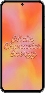 Силіконовий чехол Aura Gradient Main Character Energy Aesthetic Y2K для Samsung Galaxy S23 FE - 6783u-3136 изображение 