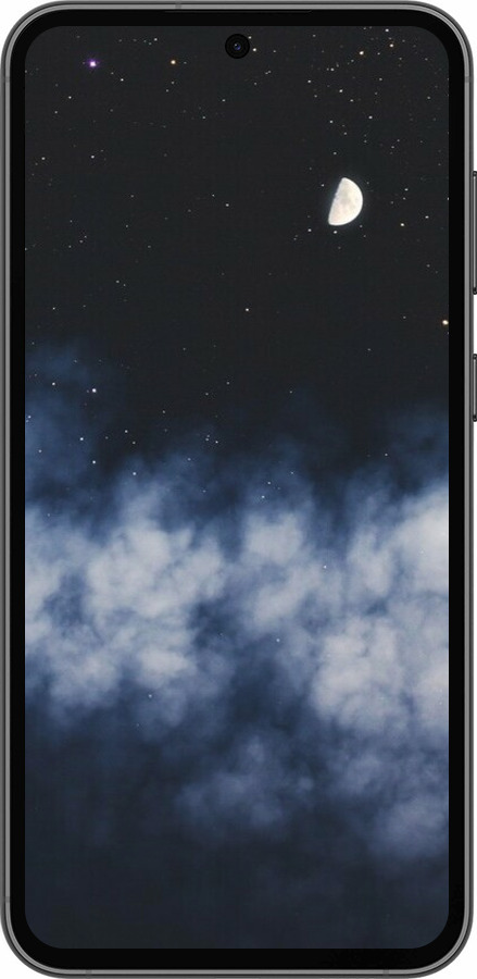 Силіконовий чехол Нічне небо для Samsung Galaxy S23 FE - 6450u-3136 изображение 