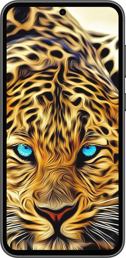 Силіконовий чехол Леопард для Samsung Galaxy S23 FE - 6611u-3136 изображение 