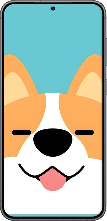 TPU чехол Корги для Samsung Galaxy S23 Plus - 6280b-2905 изображение 