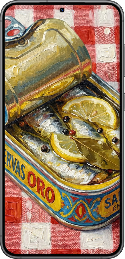 TPU чехол Vintage Sardine Tin Phone для Samsung Galaxy S23 Plus - 6772b-2905 изображение 