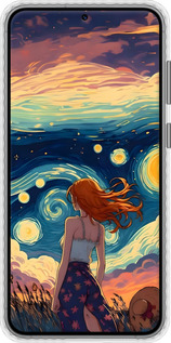 Чохол Bumper чехол Дівчина Арт для Samsung Galaxy S23 Plus - 6325pc-2905 изображение 