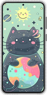 Чехол Bumper чехол Милый котик для Samsung Galaxy S23 Plus - 6364pc-2905 изображение 
