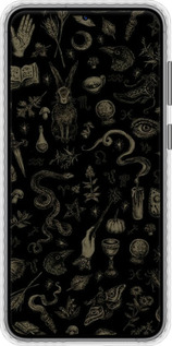 Чехол Bumper чехол Мистический коллаж с травами и магическими символами для Samsung Galaxy S23 Plus - 6428pc-2905 изображение 