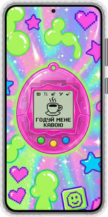 Чехол Bumper чехол Y2K Aesthetic Retro Pet: Годуй мене кавою для Samsung Galaxy S23 Plus - 6784pc-2905 изображение 