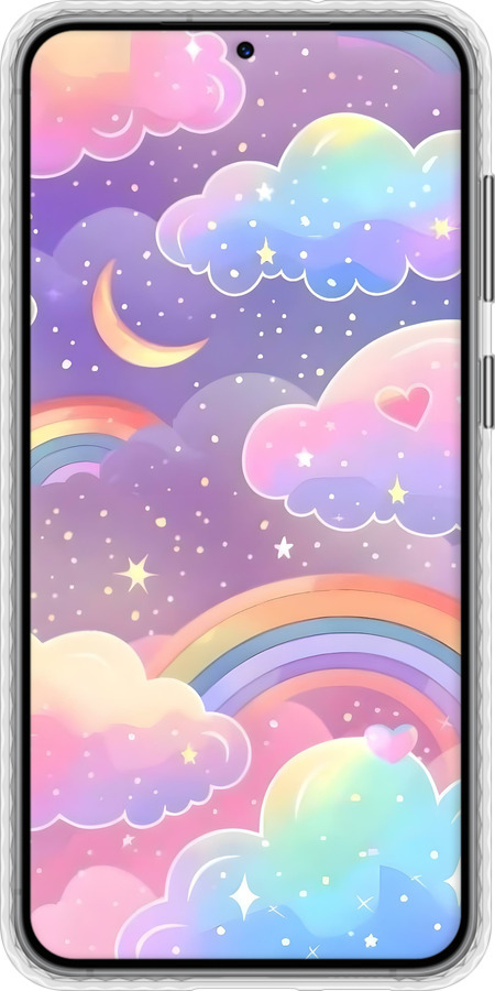 Чохол Bumper чехол Хмари та веселка для Samsung Galaxy S23 Plus - 6312pc-2905 изображение 