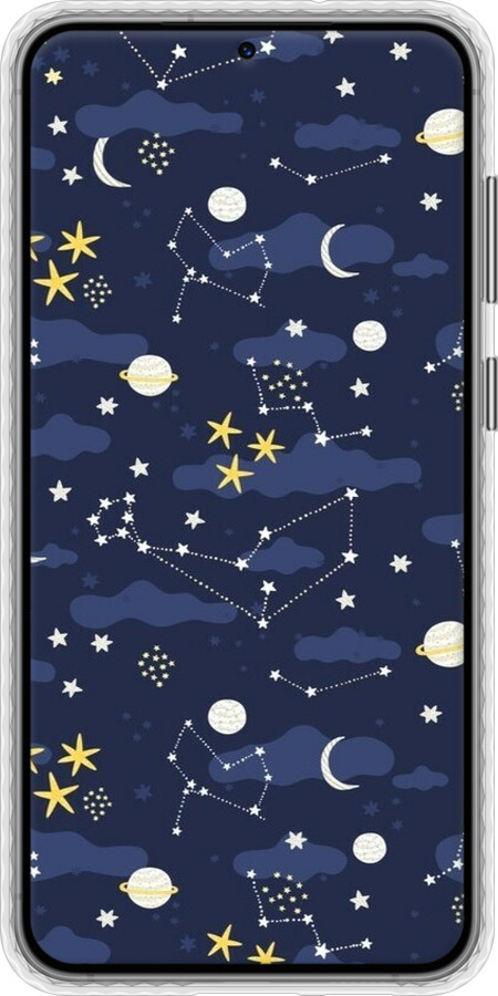 Чохол Bumper чехол Астрономічний візерунок для Samsung Galaxy S23 Plus - 6446pc-2905 изображение 
