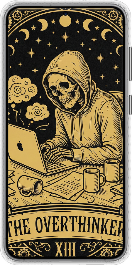 Чехол Bumper чехол The Overthinker для Samsung Galaxy S23 Plus - 6774pc-2905 изображение 