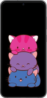Силиконовый чехол Милые кошки для Samsung Galaxy S23 Plus - 6518u-2905 изображение 