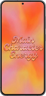 Силиконовый чехол Aura Gradient Main Character Energy Aesthetic Y2K для Samsung Galaxy S23 Plus - 6783u-2905 изображение 