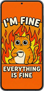 Силіконовий чехол Funny Cat для Samsung Galaxy S23 Plus - 6786u-2905 изображение 