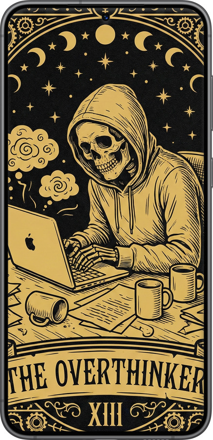 Силіконовий чехол The Overthinker для Samsung Galaxy S23 Plus - 6774u-2905 изображение 