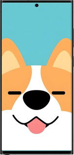 TPU чехол Корги для Samsung Galaxy S23 Ultra - 6280b-2906 изображение 