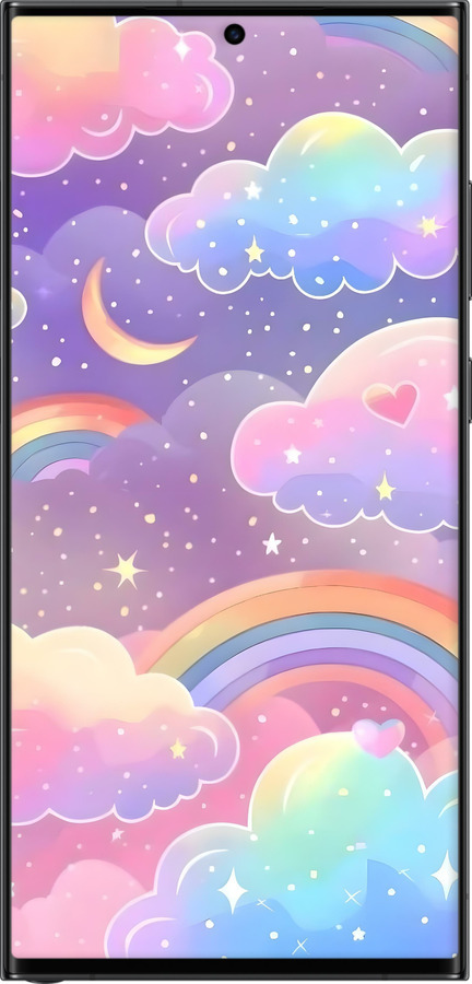 TPU чехол Хмари та веселка для Samsung Galaxy S23 Ultra - 6312b-2906 изображение 