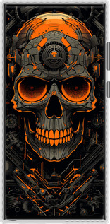 Чехол Bumper чехол Череп для Samsung Galaxy S23 Ultra - 5952pc-2906 изображение 