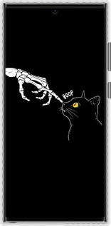 Чехол Bumper чехол Кошка для Samsung Galaxy S23 Ultra - 6505pc-2906 изображение 