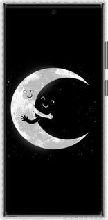 Чохол Bumper чехол Місячні обійми для Samsung Galaxy S23 Ultra - 6508pc-2906 изображение 