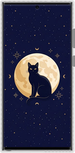 Чохол Bumper чехол Cute Cat Celestial/Witchy для Samsung Galaxy S23 Ultra - 6787pc-2906 изображение 
