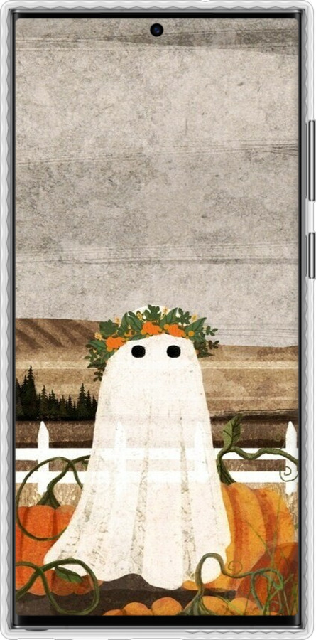Чехол Bumper чехол Призрак для Samsung Galaxy S23 Ultra - 6245pc-2906 изображение 