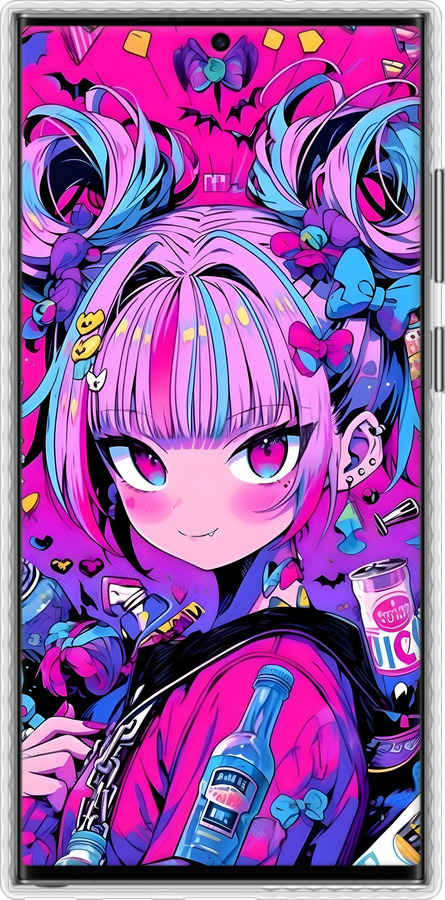Чехол Bumper чехол Аниме милаха для Samsung Galaxy S23 Ultra - 6314pc-2906 изображение 
