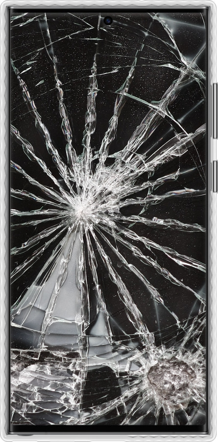 Чехол Bumper чехол Glass для Samsung Galaxy S23 Ultra - 6608pc-2906 изображение 