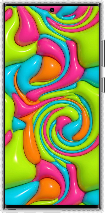 Чехол Bumper чехол Y2K Jelly Dream для Samsung Galaxy S23 Ultra - 6780pc-2906 изображение 