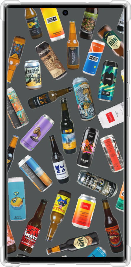 Силіконовий протиударний с посиленими кутами чехол Броварні для Samsung Galaxy S23 Ultra - 5879sp-2906 изображение 