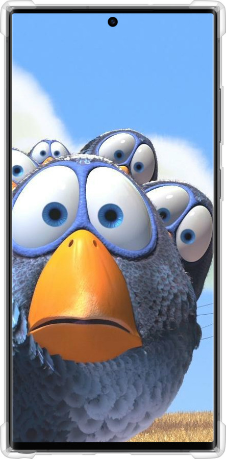 Силіконовий протиударний с посиленими кутами чехол Angry Birds для Samsung Galaxy S23 Ultra - 6008sp-2906 изображение 