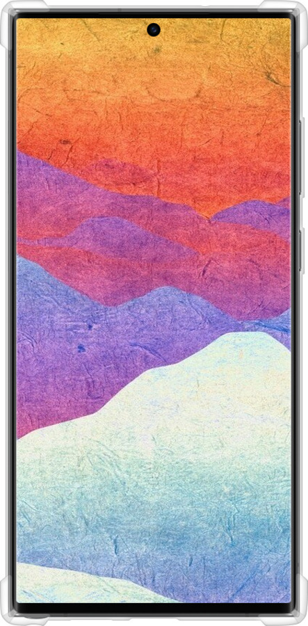 Силикон с усиленными углами чехол Горный закат для Samsung Galaxy S23 Ultra - 6479sp-2906 изображение 