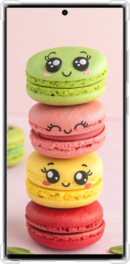 Силикон с усиленными углами чехол Печенье для Samsung Galaxy S23 Ultra - 6693sp-2906 изображение 