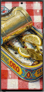 Силиконовый чехол Vintage Sardine Tin Phone для Samsung Galaxy S23 Ultra - 6772u-2906 изображение 