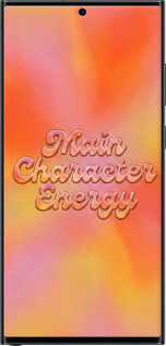 Силиконовый чехол Aura Gradient Main Character Energy Aesthetic Y2K для Samsung Galaxy S23 Ultra - 6783u-2906 изображение 