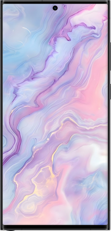 Силиконовый чехол Нежный мрамор для Samsung Galaxy S23 Ultra - 6310u-2906 изображение 