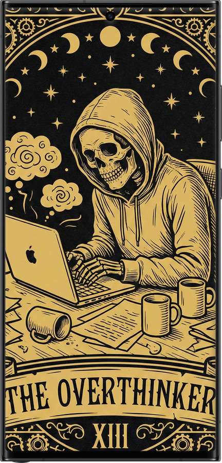 Силіконовий чехол The Overthinker для Samsung Galaxy S23 Ultra - 6774u-2906 изображение 