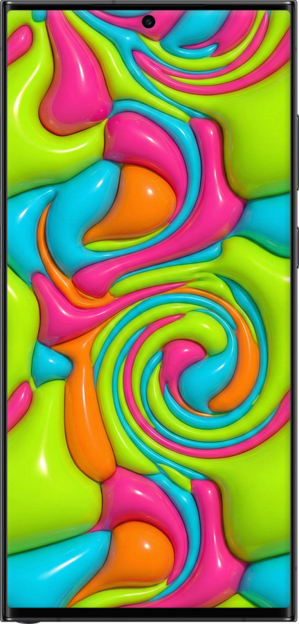 Силіконовий чехол Y2K Jelly Dream для Samsung Galaxy S23 Ultra - 6780u-2906 изображение 