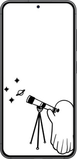 TPU чехол Привидение астроном для Samsung Galaxy S23 - 6444b-2907 изображение 