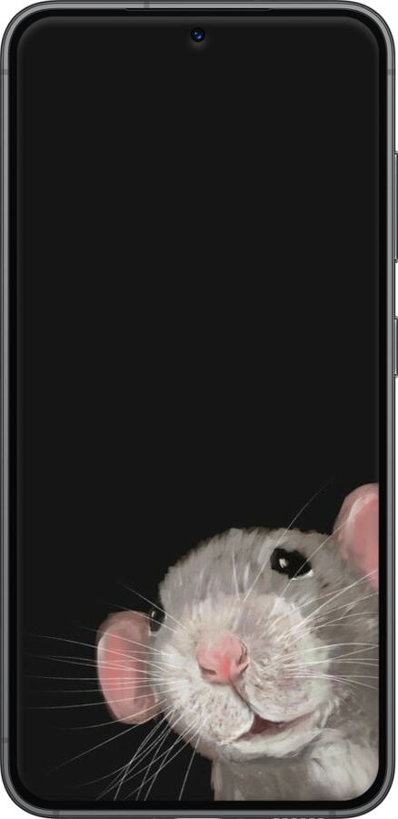 TPU чехол The Peeking Rat для Samsung Galaxy S23 - 6442b-2907 изображение 