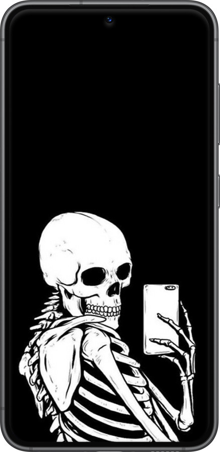 TPU чехол Скелет делает Selfie для Samsung Galaxy S23 - 6535b-2907 изображение 