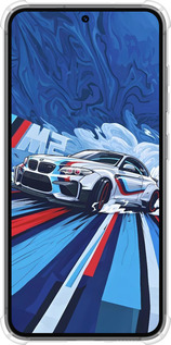 Силикон с усиленными углами чехол БМВ для Samsung Galaxy S23 - 6292sp-2907 изображение 