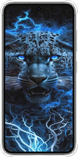 Силикон с усиленными углами чехол Ледяной леопард для Samsung Galaxy S23 - 6460sp-2907 изображение 
