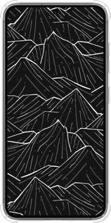 Силикон с усиленными углами чехол С изображением Темных гор для Samsung Galaxy S23 - 6489sp-2907 изображение 