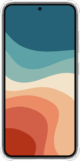 Силикон с усиленными углами чехол В стиле ретро с волнами для Samsung Galaxy S23 - 6531sp-2907 изображение 