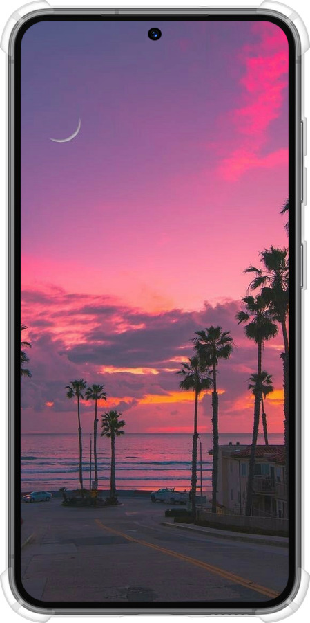 Силіконовий протиударний с посиленими кутами чехол Пальми для Samsung Galaxy S23 - 5873sp-2907 изображение 